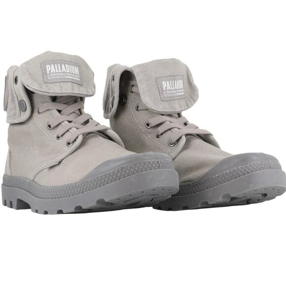 PALLADIUM Baggy Titanium High Rise Shoe US Mens 10 / Euro 43 New in Box MSRP $80 - Picture 1 of 10